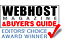 Fast Web Hosting Award